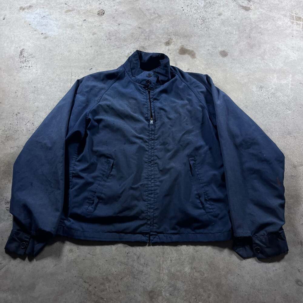 Vintage Anne Klein Fleece Lined Bomber Jacket Size 36